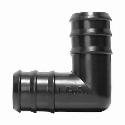 Hydrofarm チューブ用L字コネクター 内径25mm ActiveAqua